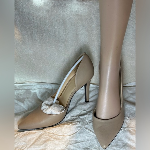 Elegant a.n.a Beige Pumps - Picture 2 of 6